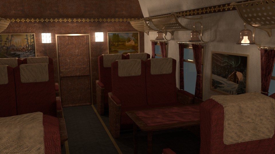 Train Compartment (Old Fashioned) preview image 1